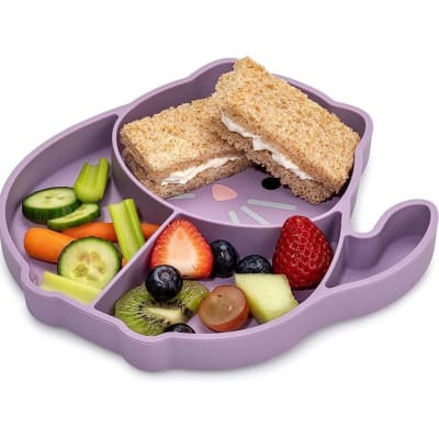 Plato Silicona Succión Gato Melii1