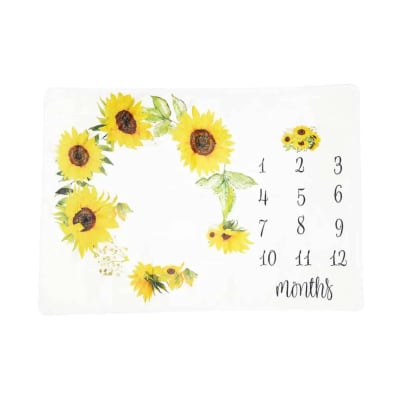 Manta de fotografías de meses Girasoles1