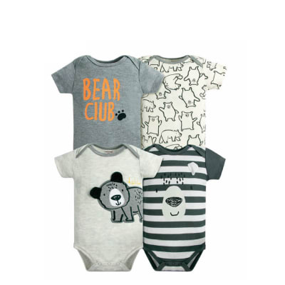 Set 4 Bodys manga corta Bear Club1