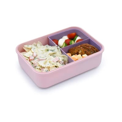 Lonchera Rosa Con Compartimiento 1250 ml Melii