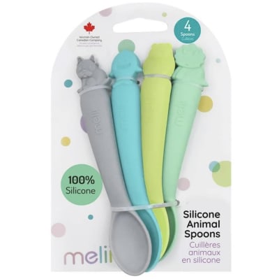Pack de 4 cucharas de silicona melii1