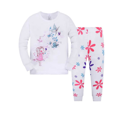 Pijama 2 Piezas Niña Mariposas1