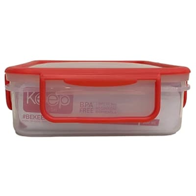 Contenedor 600 ml Hermetico Cuadrado Keep2
