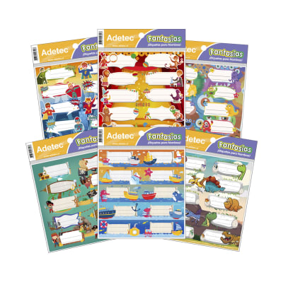 Etiquetas 30 Unidades Nombre Marcar Útiles