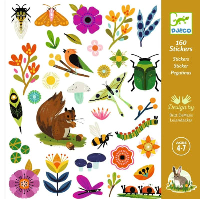 Stickers Jardin160 Unidades Djeco1