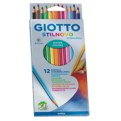 Lápices Acuarelables 12 Unidades Giotto