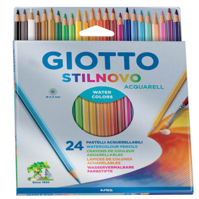 Lápices Acuarelables 24 Unidades Giotto