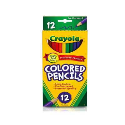 Lápices de Colores 12 Unidades Escolares Crayola