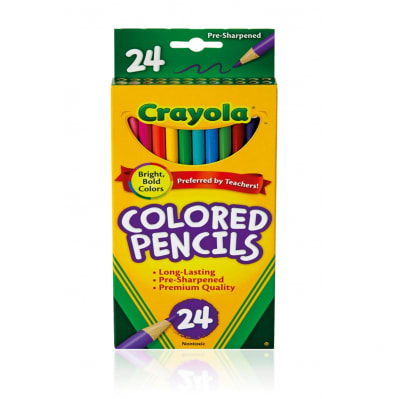 Lápices de Colores 24 Unidades Escolares Crayola