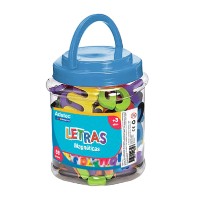 Letras Magnéticos 88 Piezas Juego Didáctico Adetec