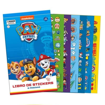 Block de Stickers Paw Patrol1