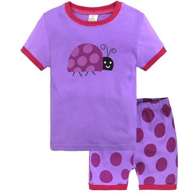 Pijama Short Polera Chinitas