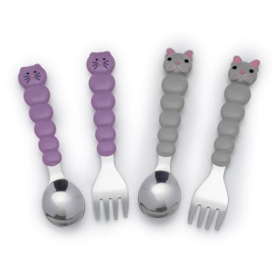 Set de 4 Cubiertos de acero Melii