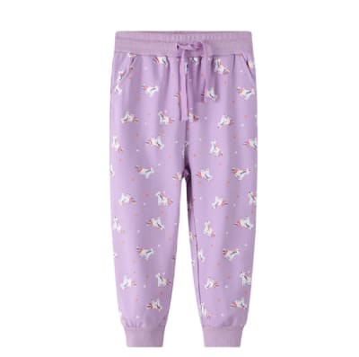 Buzo de Algodón Unicornios Lila