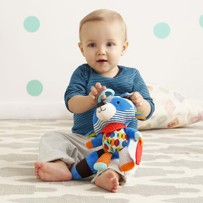 Peluche Sensorial Con Mordedor Mapache