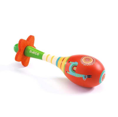Maraca Madera Djeco1