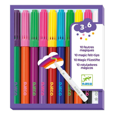 Plumones Mágicos 10 Colores Niños Djeco1