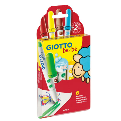 Marcadores Giotto Bebe 6 Colores