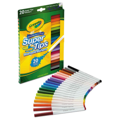 Marcadores 20 Lavables Super Tips  Crayola1