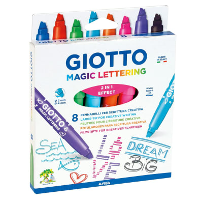 Marcadores 8 Colores Magic Lettering Giotto
