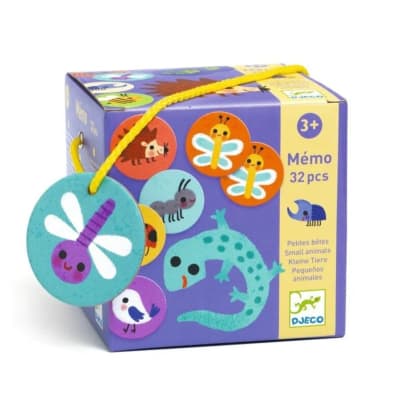 Juego Memoria 32 Piezas Animales Djeco
