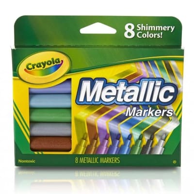 Marcadores Metálicos 8 Unidades Crayola