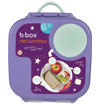Mini Lonchera con Divisiones Antiderrames Bbox - Lila Pop1