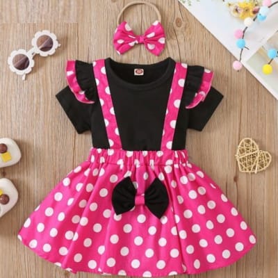 Disfraz Conjunto Minnie Fucsia
