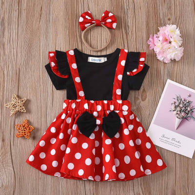 Disfraz Conjunto Minnie Rojo