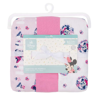 Set de 3 Mantitas Disney Minnie Bambino