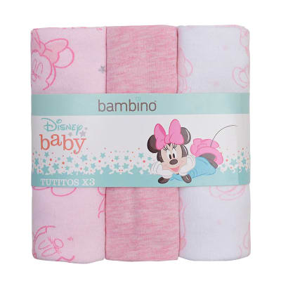 Set de 3 Tutitos Disney Minnie Bambino
