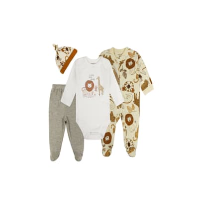 Ajuar de 4 piezas animales niño1