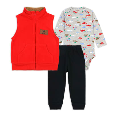 Conjunto 3 Piezas Chaleco Autitos1