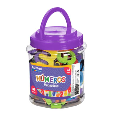 Números Magnéticos 88 Piezas Juego Didáctico Adetec1