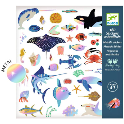 Stickers Pegatinas Océano 160 Unidades Oceano1