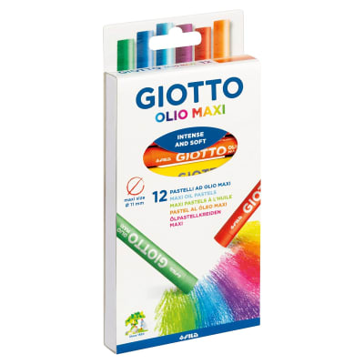 Lápices Olio Maxi Pasteles 12 Unidades Giotto