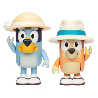 Pack de 2 Figuras Bluey de Vacaciones