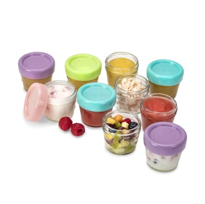 Pack de 12 Contenedores de Vidrio Melii