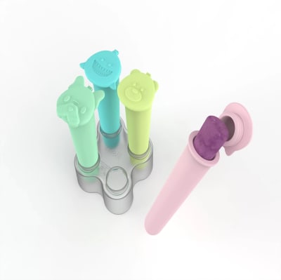 Pack de 4 Moldes Helado Silicona push pops Melii