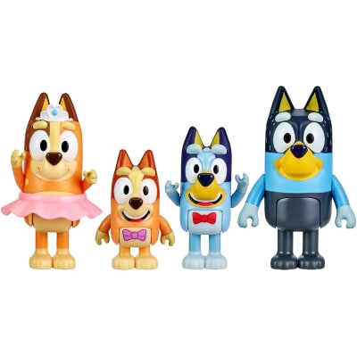 Pack De 4 Figuras Bluey The Show