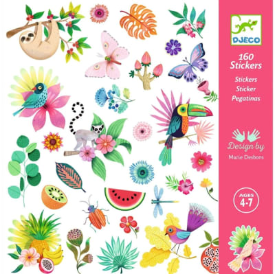 Stickers Paraiso 160 Unidades Djeco1