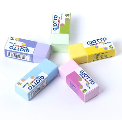 Pack de 5 Gomas Para Borrar Colores Pastel1