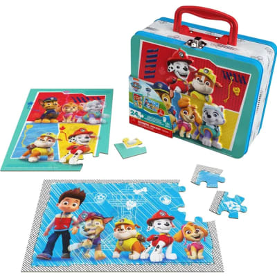 Puzzle Paw Patrol Pack 2 Caja Metálica1
