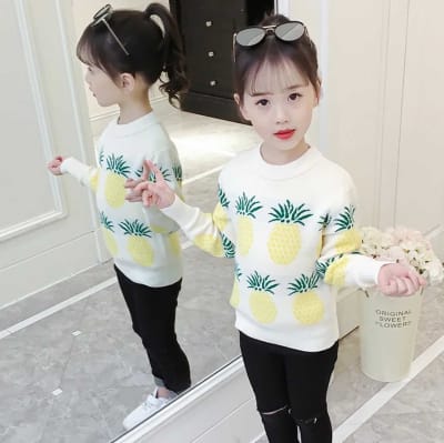 Sweaters Tejido Blanco Piñitas