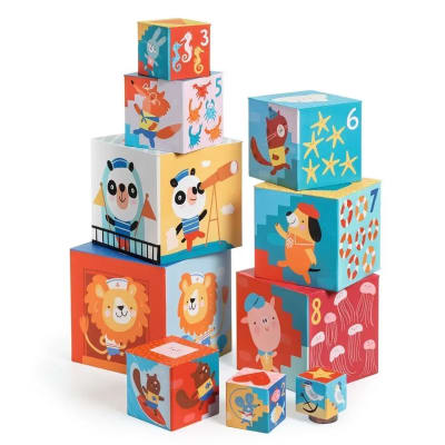 Cubos Apilables Playa Djeco2