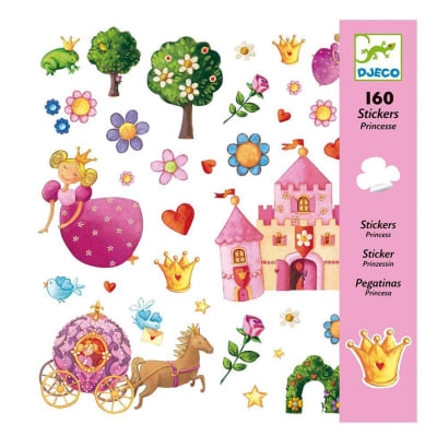 Stickers Princesas 160 Unidades Djeco