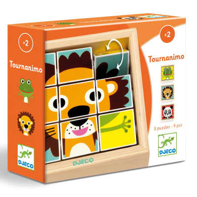 Puzzle Cubo 3 en 1 Tournanimo Djeco