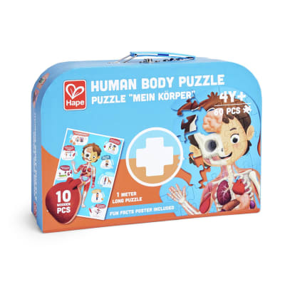 Puzzle Educativo Del Cuerpo Humano Hape
