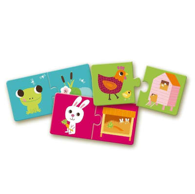Puzzle Educativo Habitat Djeco1