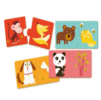 Puzzle Educativo Comida Lista Djeco1
